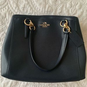 Navy blue coach crossbody